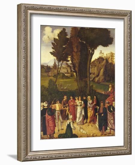 The Judgment of Solomon-Giorgione-Framed Giclee Print