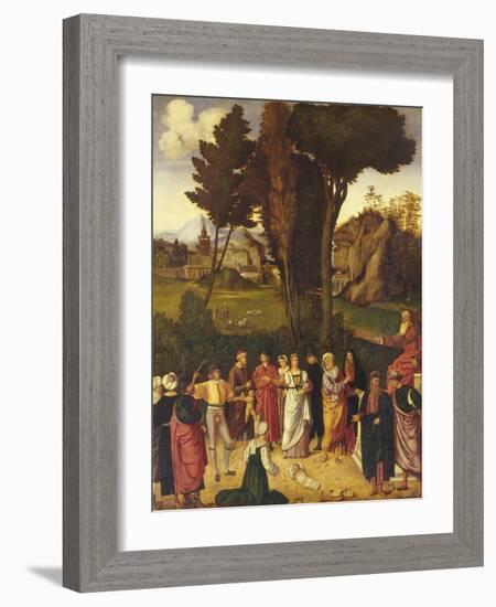 The Judgment of Solomon-Giorgione-Framed Giclee Print