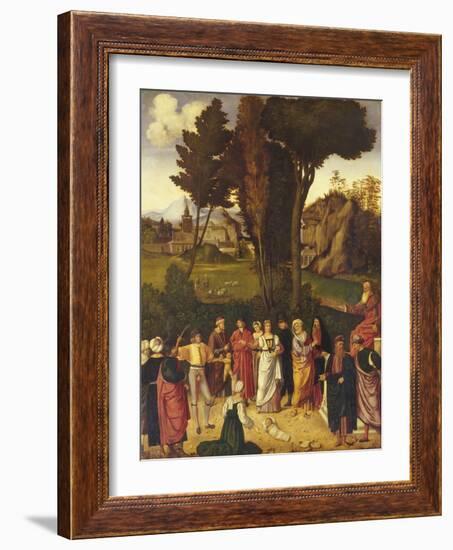 The Judgment of Solomon-Giorgione-Framed Giclee Print