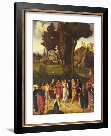 The Judgment of Solomon-Giorgione-Framed Giclee Print