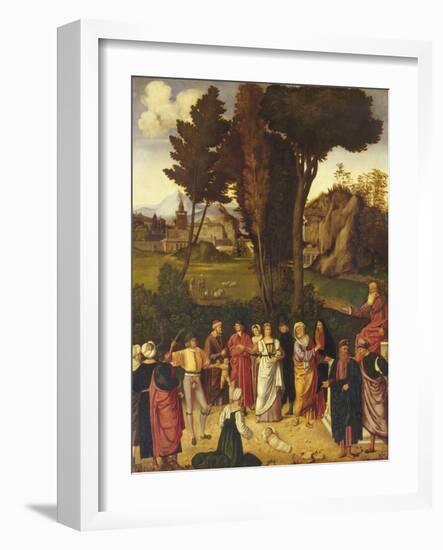 The Judgment of Solomon-Giorgione-Framed Giclee Print