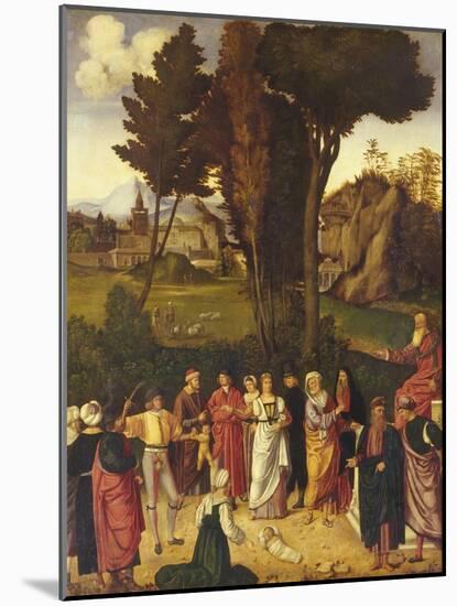 The Judgment of Solomon-Giorgione-Mounted Giclee Print