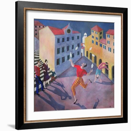 The Juggler, 1990-Lucy Raverat-Framed Giclee Print