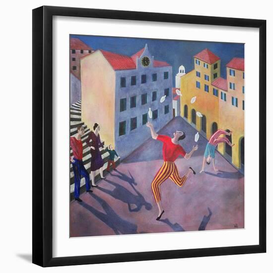 The Juggler, 1990-Lucy Raverat-Framed Giclee Print