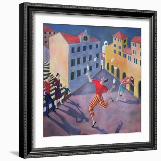 The Juggler, 1990-Lucy Raverat-Framed Giclee Print