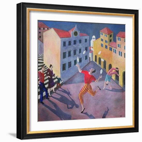 The Juggler, 1990-Lucy Raverat-Framed Giclee Print