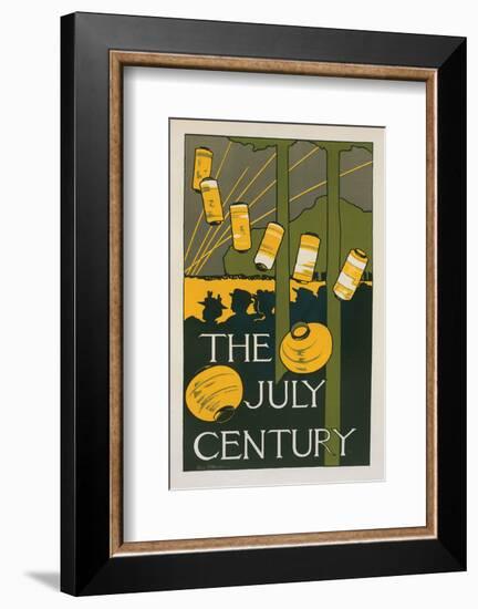 The July Century-Charles Woodbury-Framed Premium Giclee Print