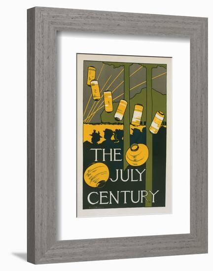 The July Century-Charles Woodbury-Framed Premium Giclee Print