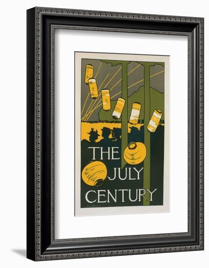 The July Century-Charles Woodbury-Framed Premium Giclee Print