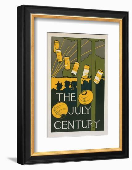 The July Century-Charles Woodbury-Framed Premium Giclee Print