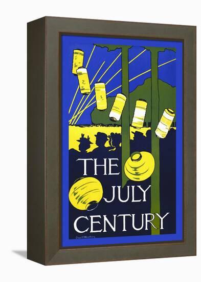 The July Century-Charles H Woodbury-Framed Stretched Canvas