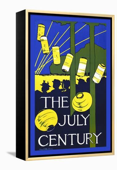 The July Century-Charles H Woodbury-Framed Stretched Canvas