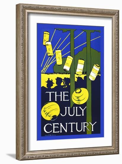 The July Century-Charles H Woodbury-Framed Premium Giclee Print