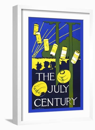 The July Century-Charles H Woodbury-Framed Premium Giclee Print