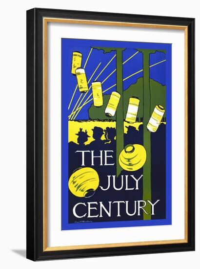 The July Century-Charles H Woodbury-Framed Premium Giclee Print