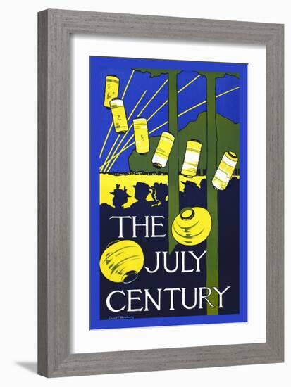 The July Century-Charles H Woodbury-Framed Art Print