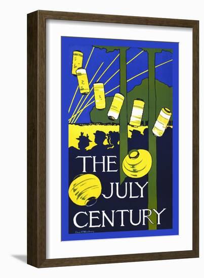 The July Century-Charles H Woodbury-Framed Art Print