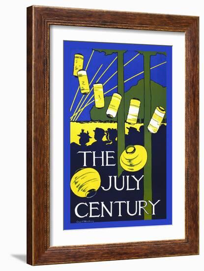 The July Century-Charles H Woodbury-Framed Art Print