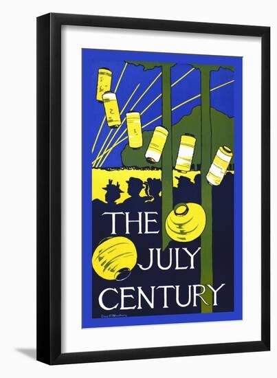 The July Century-Charles H Woodbury-Framed Art Print