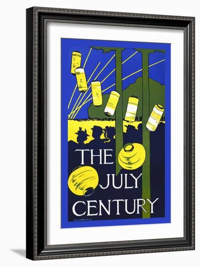 The July Century-Charles H Woodbury-Framed Art Print