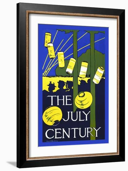 The July Century-Charles H. Woodbury-Framed Art Print