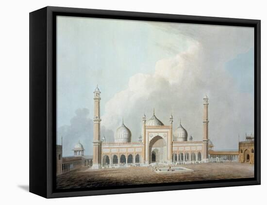 The Jummah Musjed, Delhi, Plate XXIII from Oriental Scenery, Published 1797-Thomas & William Daniell-Framed Premier Image Canvas