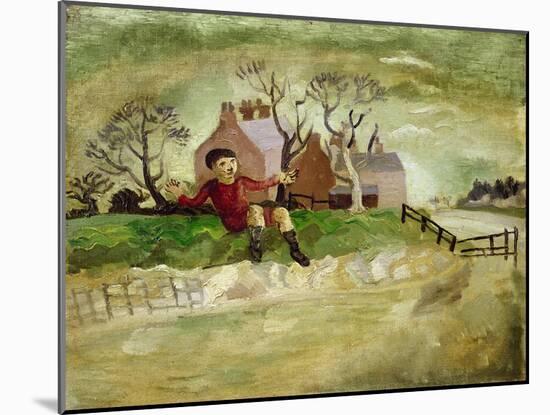 The Jumping Boy, Arundel, West Sussex, 1929-Christopher Wood-Mounted Giclee Print