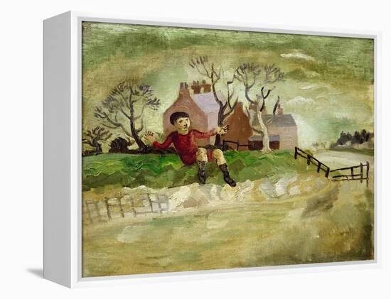 The Jumping Boy, Arundel, West Sussex, 1929-Christopher Wood-Framed Premier Image Canvas