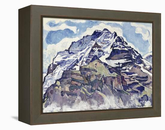 The Jungfrau, as Seen from Muerren-Ferdinand Hodler-Framed Premier Image Canvas