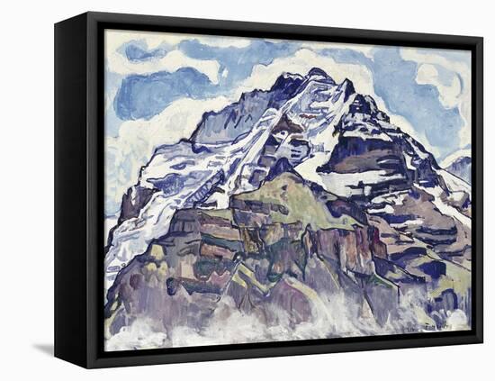 The Jungfrau, as Seen from Muerren-Ferdinand Hodler-Framed Premier Image Canvas