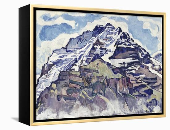 The Jungfrau, as Seen from Muerren-Ferdinand Hodler-Framed Premier Image Canvas