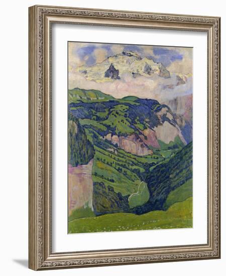 The Jungfrau, View from the Isenfluh, 1902-Ferdinand Hodler-Framed Giclee Print