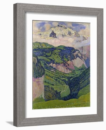 The Jungfrau, View from the Isenfluh, 1902-Ferdinand Hodler-Framed Giclee Print