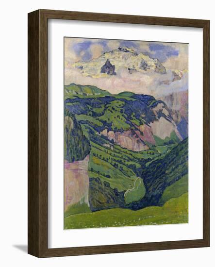 The Jungfrau, View from the Isenfluh, 1902-Ferdinand Hodler-Framed Giclee Print