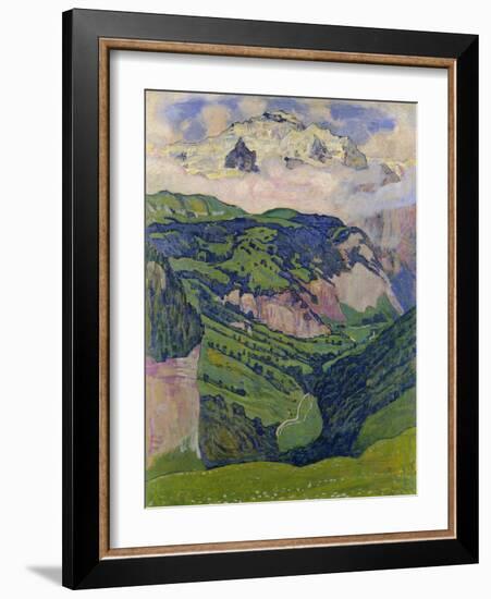 The Jungfrau, View from the Isenfluh, 1902-Ferdinand Hodler-Framed Giclee Print