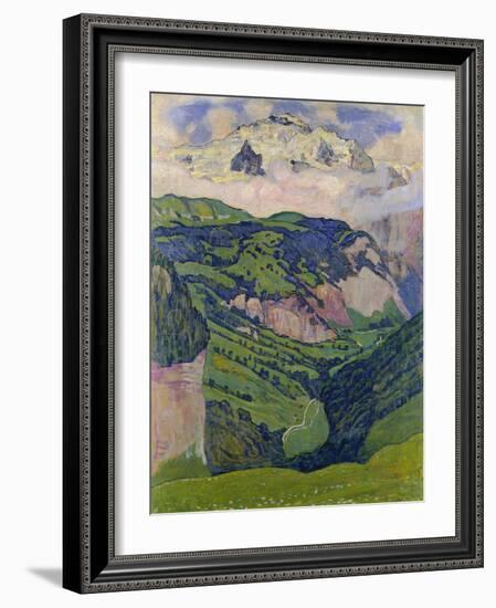 The Jungfrau, View from the Isenfluh, 1902-Ferdinand Hodler-Framed Giclee Print