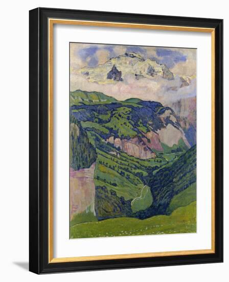 The Jungfrau, View from the Isenfluh, 1902-Ferdinand Hodler-Framed Giclee Print