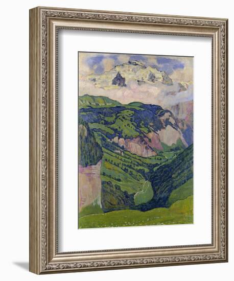 The Jungfrau, View from the Isenfluh, 1902-Ferdinand Hodler-Framed Giclee Print