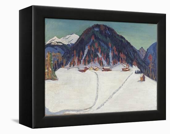 The Junkerboden under Snow, Ca 1936-1938-Ernst Ludwig Kirchner-Framed Premier Image Canvas