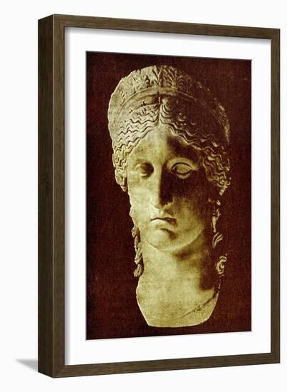 The Juno Ludovisi, Illustration from 'History of Greece' by Victor Duruy, Published 1890-American-Framed Giclee Print