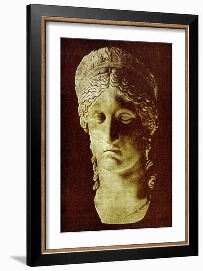 The Juno Ludovisi, Illustration from 'History of Greece' by Victor Duruy, Published 1890-American-Framed Giclee Print