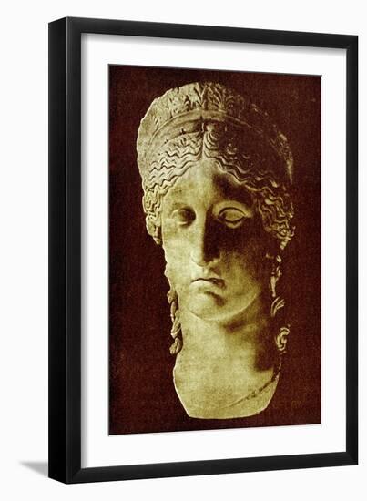 The Juno Ludovisi, Illustration from 'History of Greece' by Victor Duruy, Published 1890-American-Framed Giclee Print