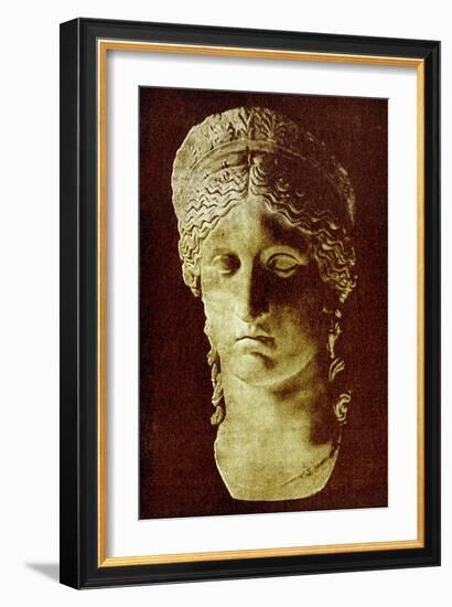 The Juno Ludovisi, Illustration from 'History of Greece' by Victor Duruy, Published 1890-American-Framed Giclee Print