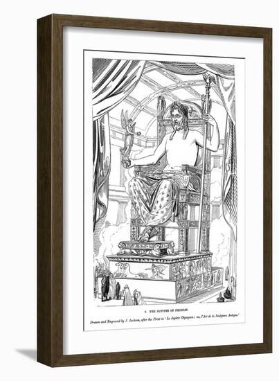 The Jupiter of Phidias, 1843-J Jackson-Framed Premium Giclee Print