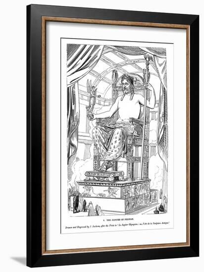 The Jupiter of Phidias, 1843-J Jackson-Framed Premium Giclee Print