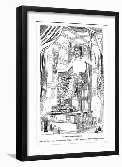 The Jupiter of Phidias, 1843-J Jackson-Framed Giclee Print