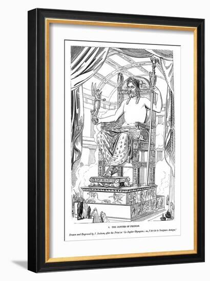 The Jupiter of Phidias, 1843-J Jackson-Framed Giclee Print