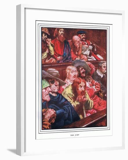 The Jury-John Byam Liston Shaw-Framed Giclee Print