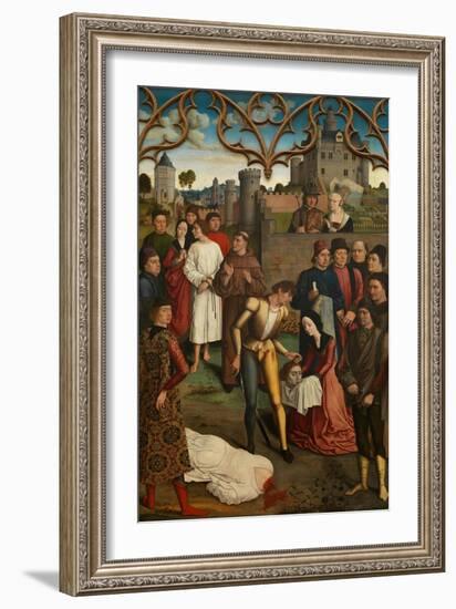 The Justice of Emperor Otto III: Beheading of the Innocent Count, 1471-1475-Dirk Bouts-Framed Giclee Print