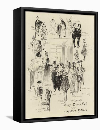 The Juvenile Fancy Dress Ball at the Mansion House-Frank Craig-Framed Premier Image Canvas